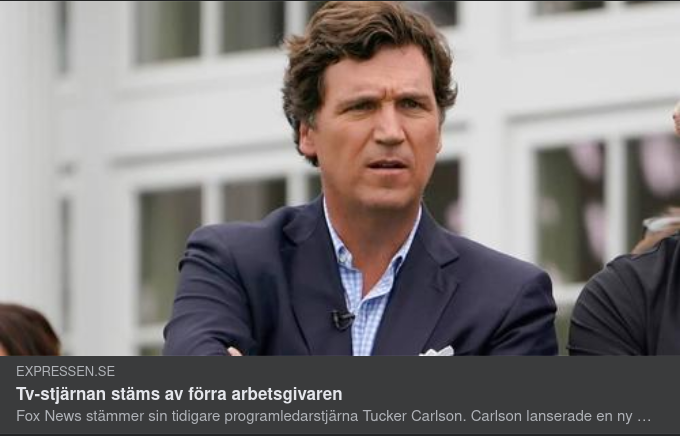 Fox News Stämmer Tucker