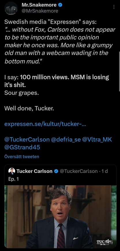 Svensk Media, Tucker & Verkligheten