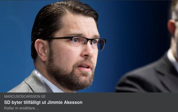 Åkesson Tillfälligt Utbytt
