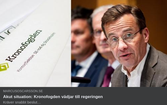 Kronofogdesskuldtillväxt Men Ingen Skuldmättnad