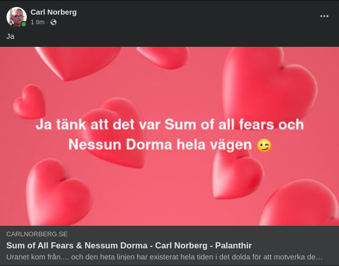 Sum of All Fears & Nessum Dorma