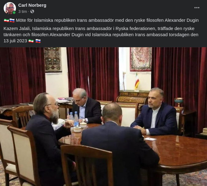 Dugin & Irans Ambassadör