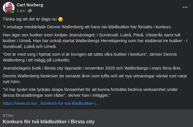 Konkurs För Wallenbergskläder