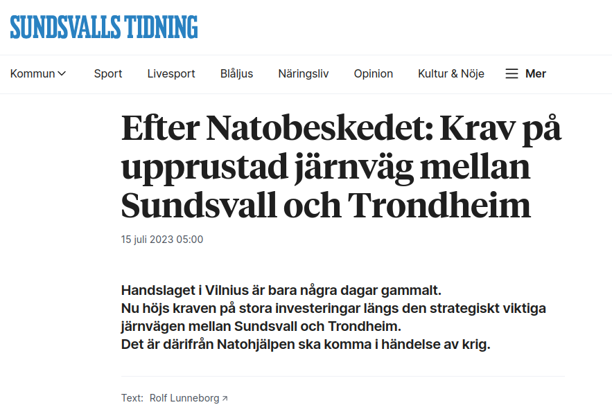 Natokrav På Svensk Järnväg