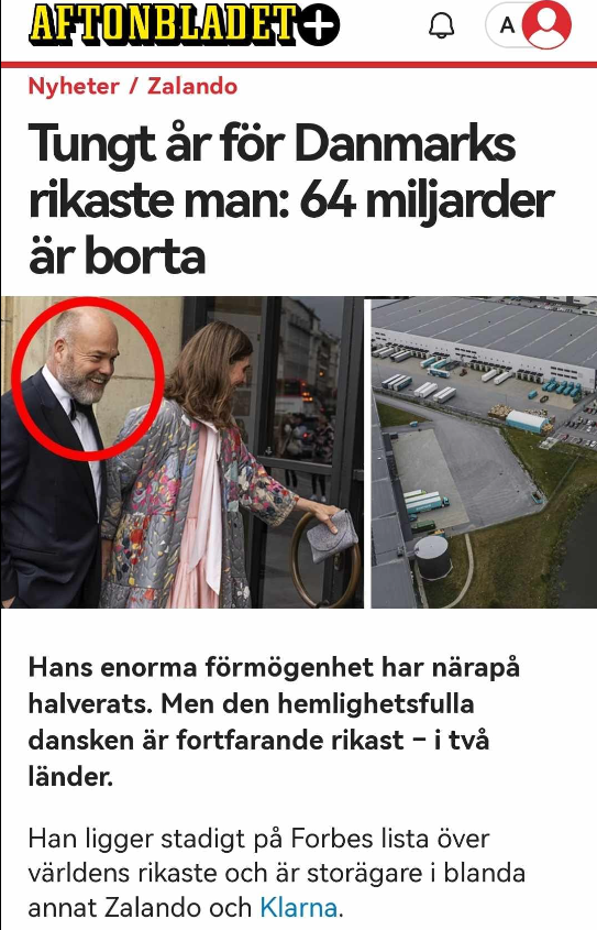 Minskad Förmögenhet För Danmarks Rikaste