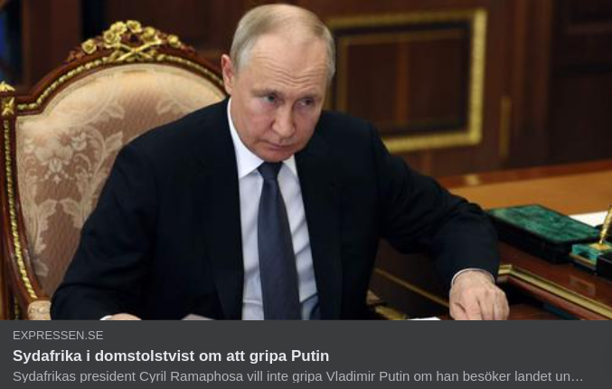 Putingripande Domstolstvist I Sydafrika