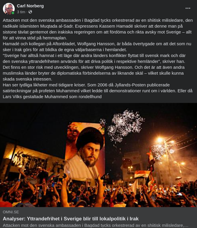 Svensk Yttrandefrihet & Utländsk Lokalpolitik