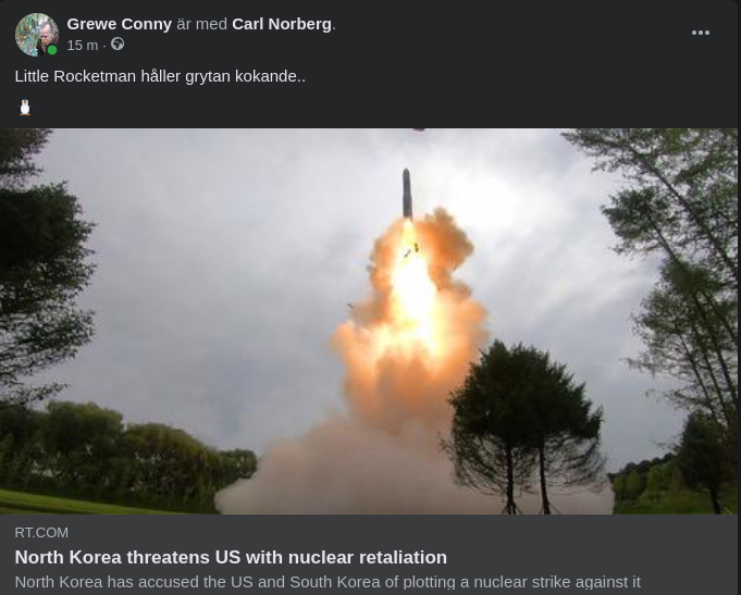 Nordkorea Kokar I Kärngrytan