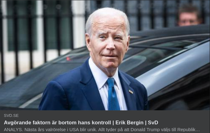 Okontrollerbart I SvD