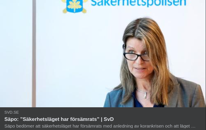 Säpo & Säkerhetsläget