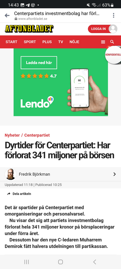 Centernekonomisk Dränering