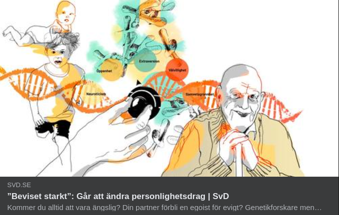 Möjlig Personlighetsdragsförändring I SvD