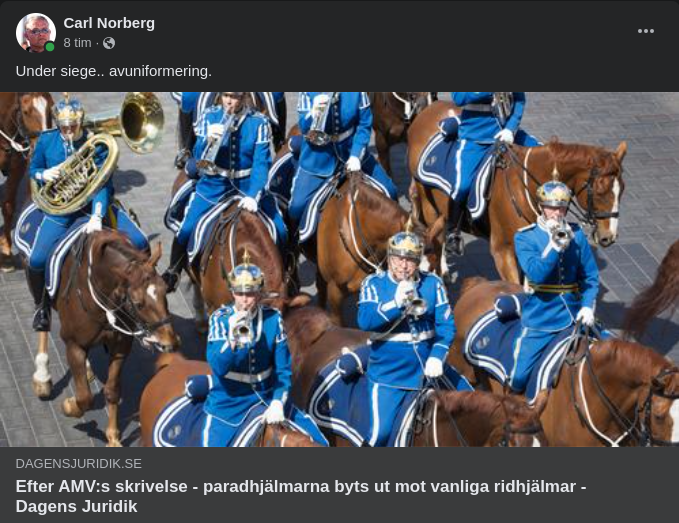 Avuniformeringsbelägrade