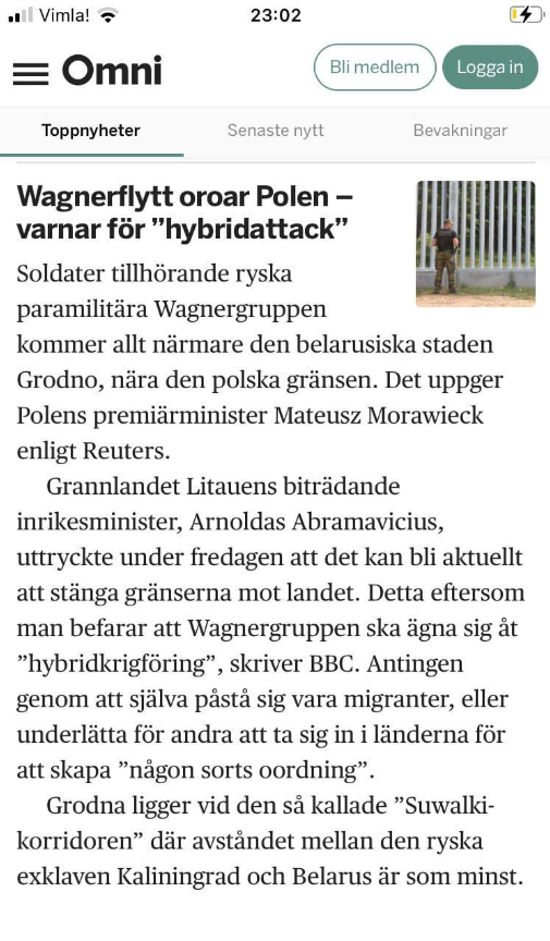 Hybridkrigsprojicering