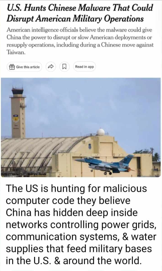 Amerikansk Jakt På Skadlig Kinesisk Programvara