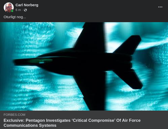 Amerikansk Flygvapenkommunikationssundersökning