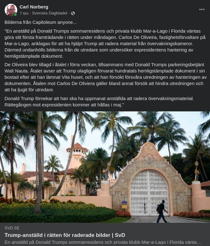 Trump-Anställd Åtalad För Bildradering