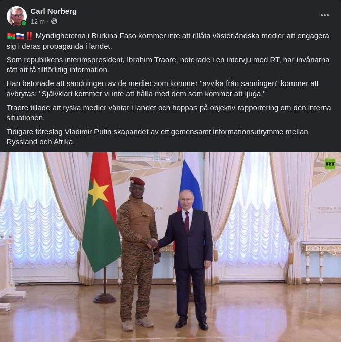 Burkina Faso & Ryssland