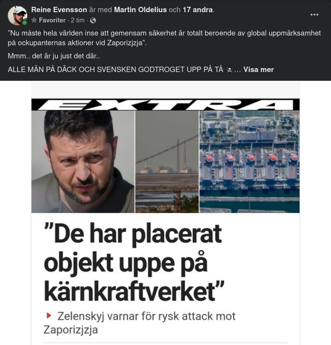 Zelensky Varnar För Rysk Saporizizja-Attack