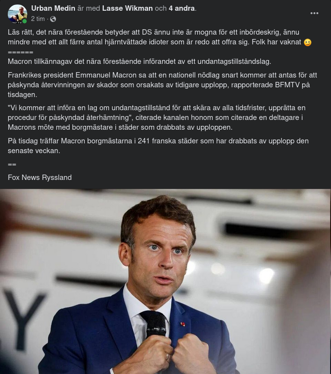 Makaronen Lovar Nationell Nödlag