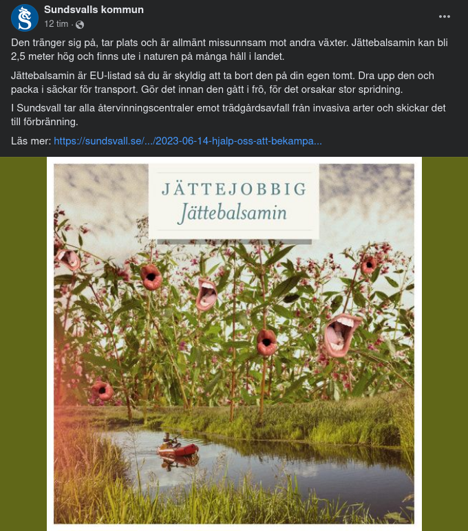 Jättejobbig Invasiv Art