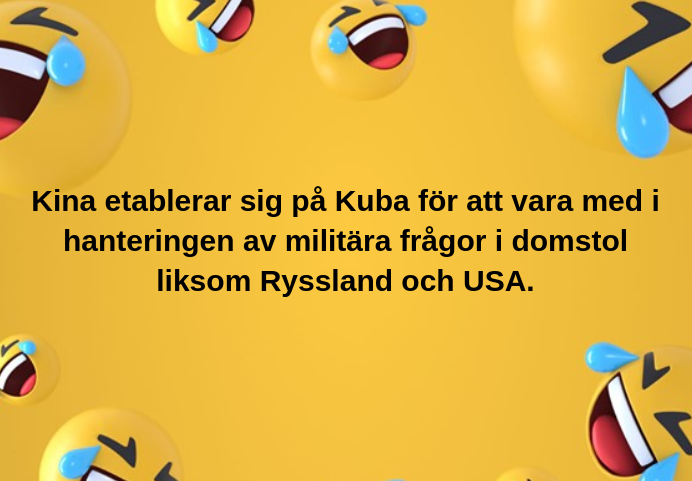 Kinesisk Kubaetableringsgrund