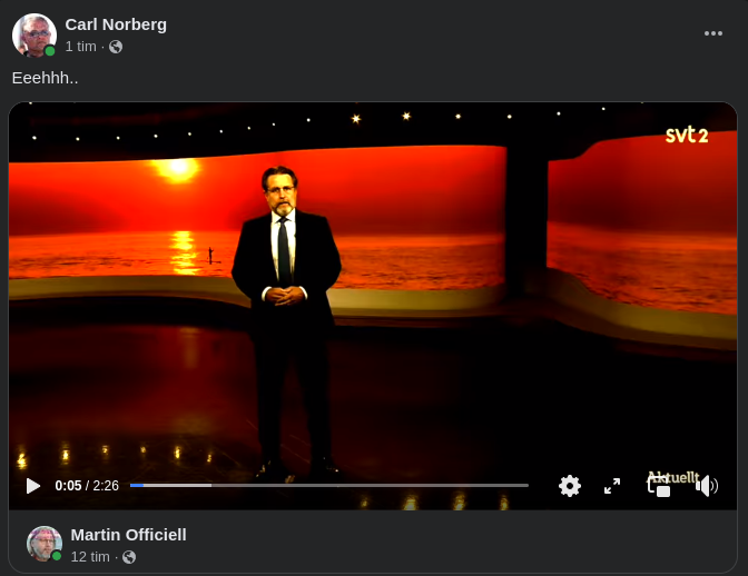 Martin Tittar PÅ SVT-Väder