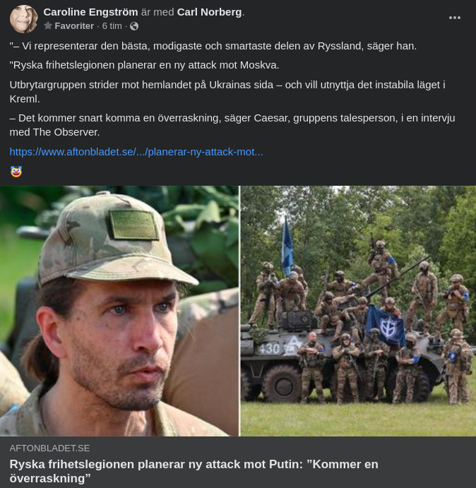 Ryska Frihetslegionen I Aftonslasket