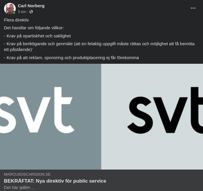 Nya Public Service Direktiv