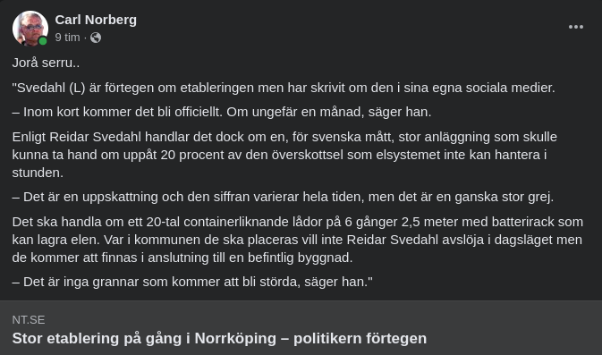 Ett 20-Tal Containerliknande Lådor Till Norrköping