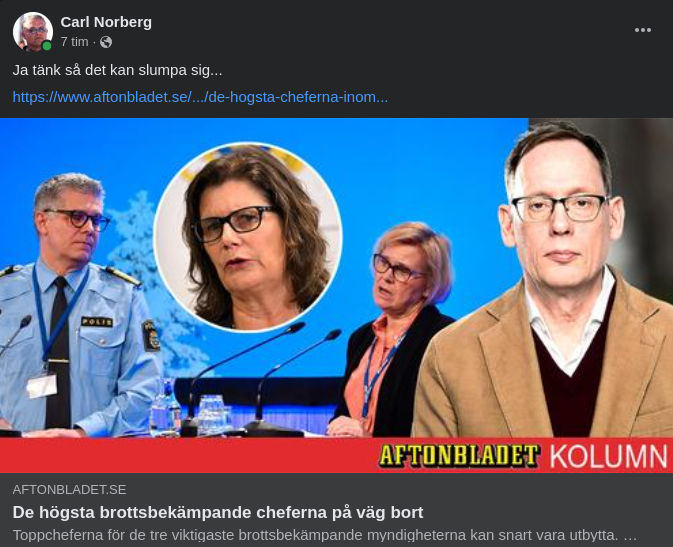 Brottsbekämpande Chefsutbyten