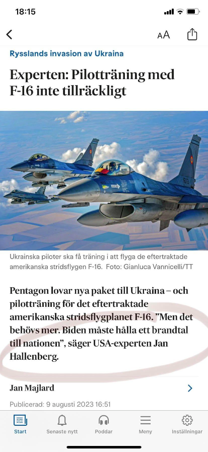 Brandtalskrävande Svensk USA:Expert