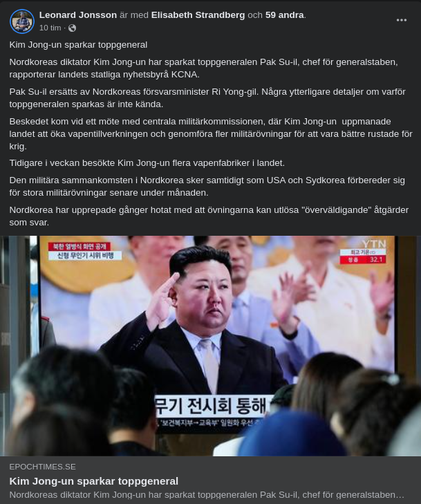 Nordkoreansk Militär Aktivitet