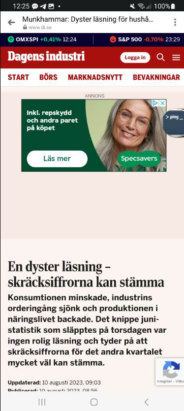 Ekonomiska Skräcksiffror Kan Stämma..