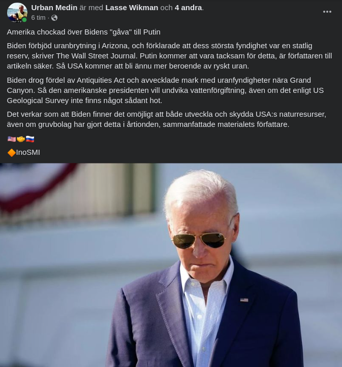 Uran, USA & Underlivsporslinet