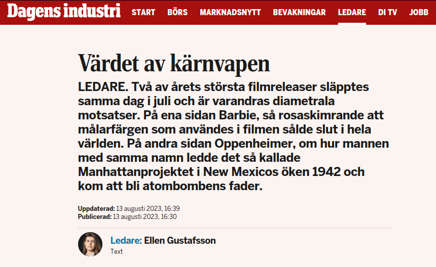 Kärnvapenvärde I DI