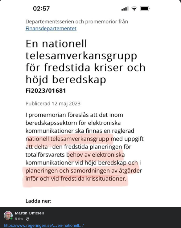 Totalförsvaret & Elektroniska Kommunikationer