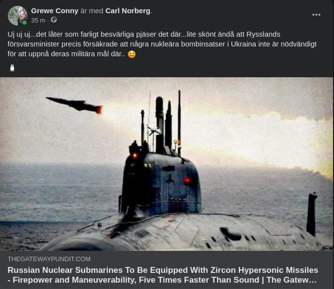 Zircon-Beväpnade Ryska Ubåtar