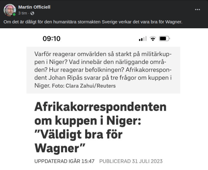 Bra För Wagner - Dåligt För..