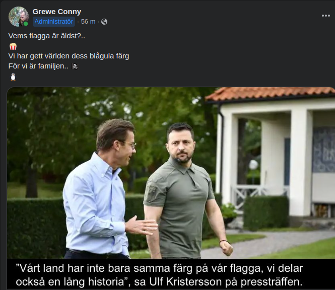 Delade Flaggfärger & Lång Historia