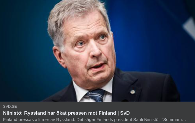 Finskt Presidentsommarprat