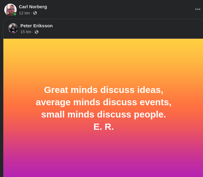 Vem Som Diskuterar Vad