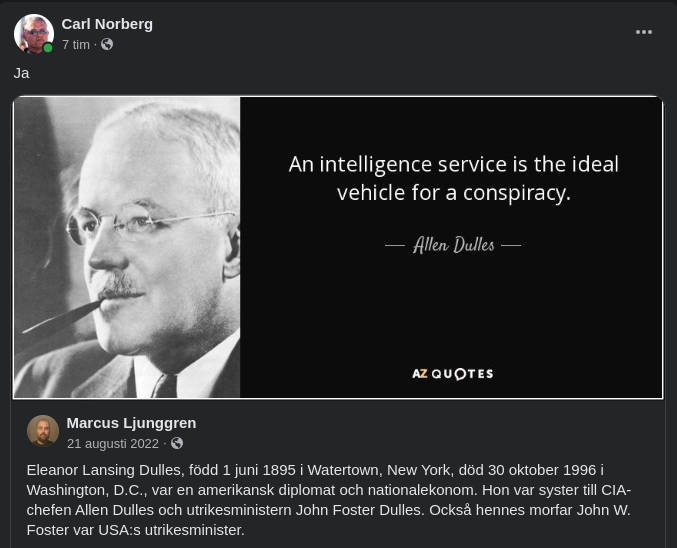 Från Syster Dulles Till Sempill