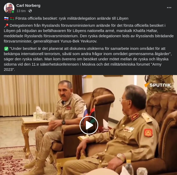 Rysslandsbesök I Libyen