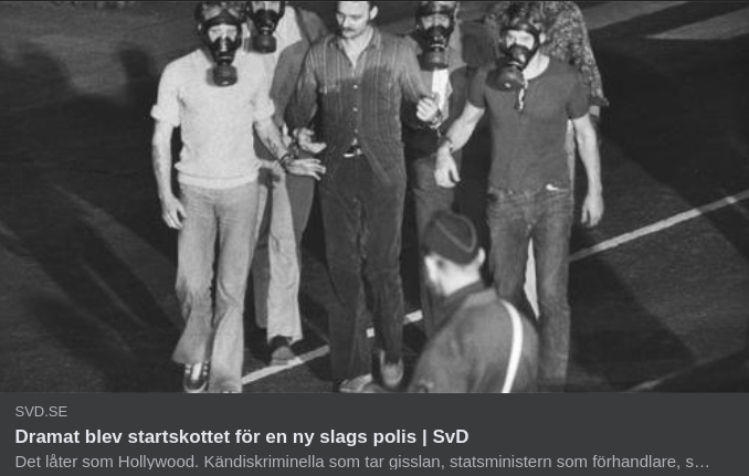 Syndrom, Drama & Ny Slags Polis