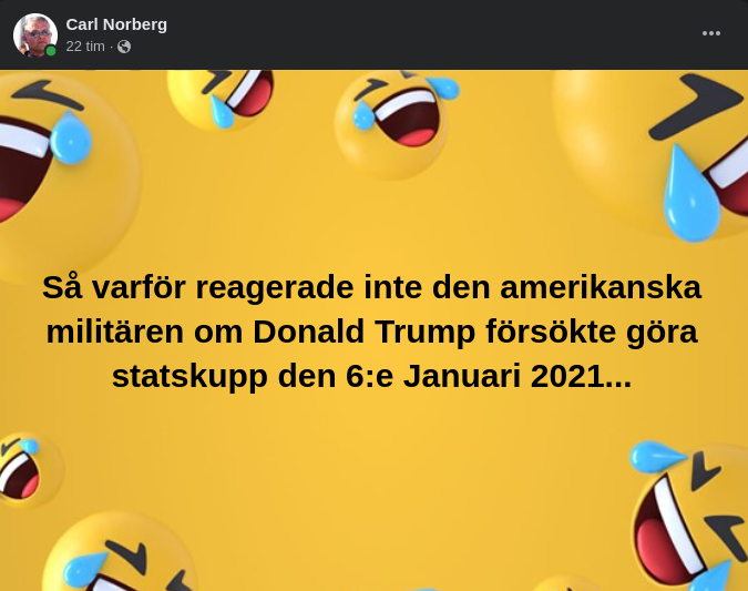 Militär Statskuppsförsöksreaktion..