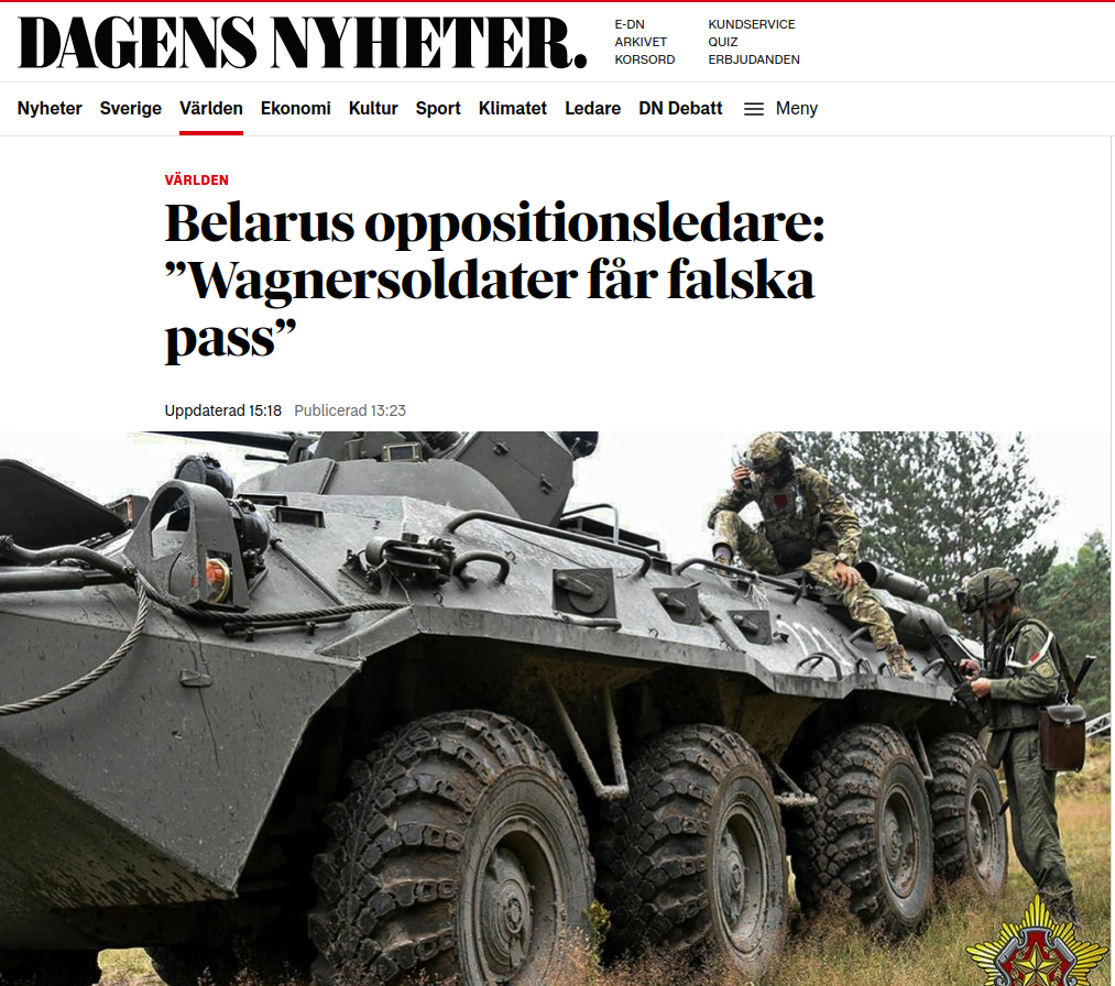 Oppositionsledare & Falska Wagnerpass