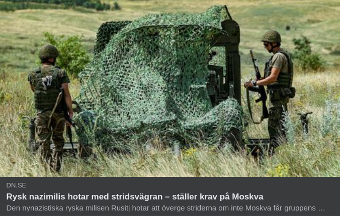 Stridsvägande Rysk Nazimilis