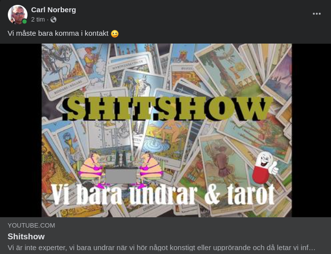 Vi Bara Undrar & Tarot: Shitshow