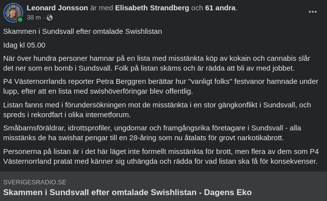 Sundsvallsskam i SR